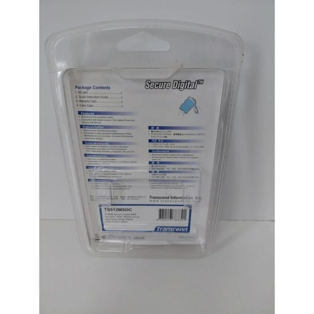 Transcend SD‎ 512 MB Secure Digital (TS512MSDC)